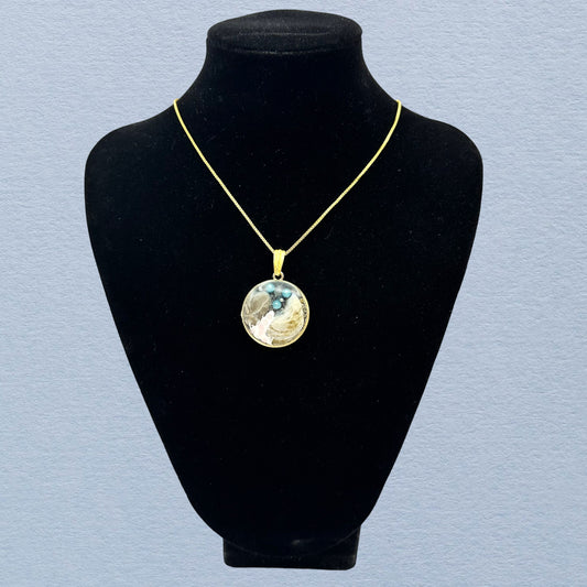 Great Lakes Beach Pendant Necklace