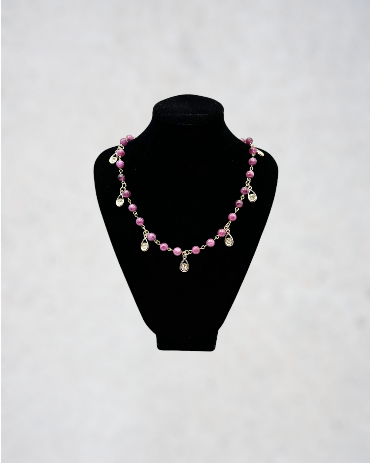 18" Lepidolite Necklace
